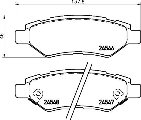 BREMBO P 09 014 Sada...