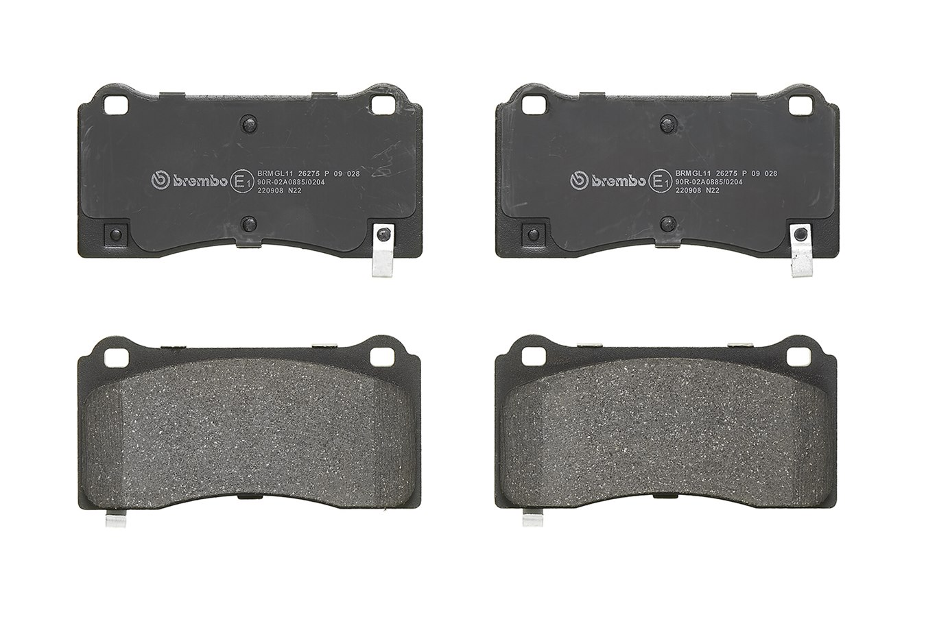 BREMBO P 09 028 PRIME LINE Bremsekloss sett