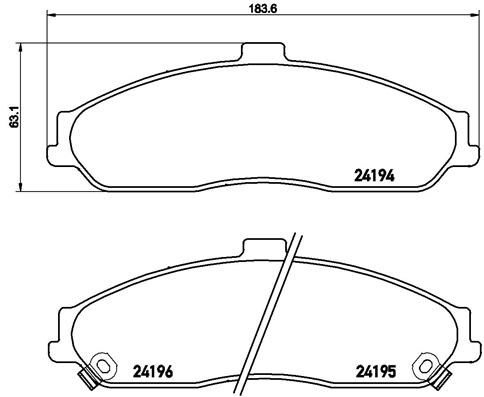 BREMBO P 10 052 Kit...