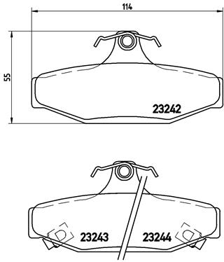 BREMBO P 15 004 Kit...