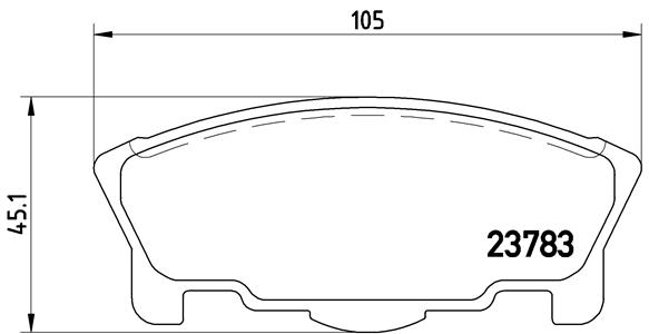 BREMBO P 16 014 Sada...