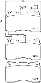 BREMBO P 23 098 Kit...