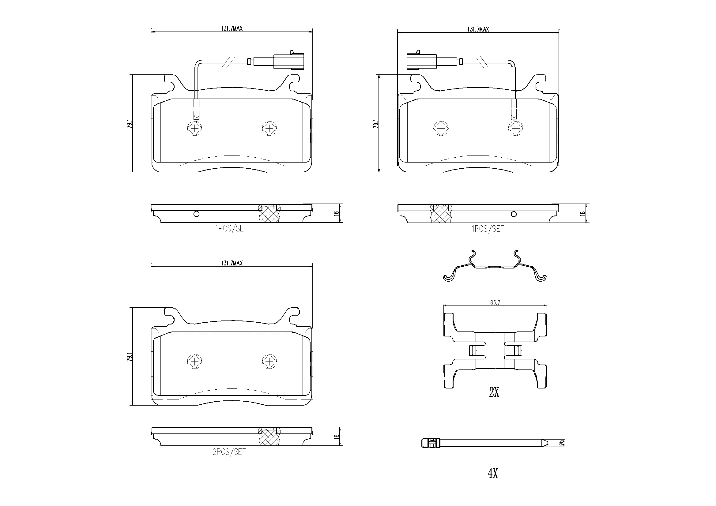 BREMBO P23187N PRIME LINE - Ceramic Bremsbelagsatz, Scheibenbremse