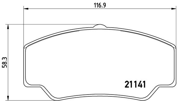 BREMBO P 24 023 Sada...