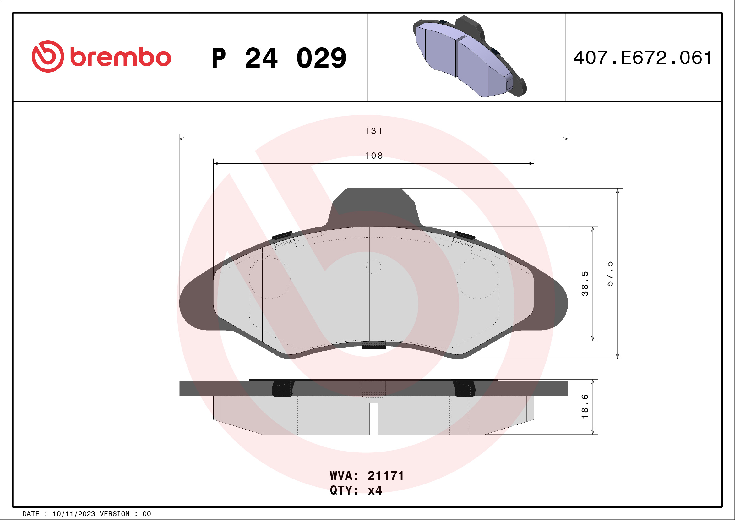 BREMBO P 24 029...