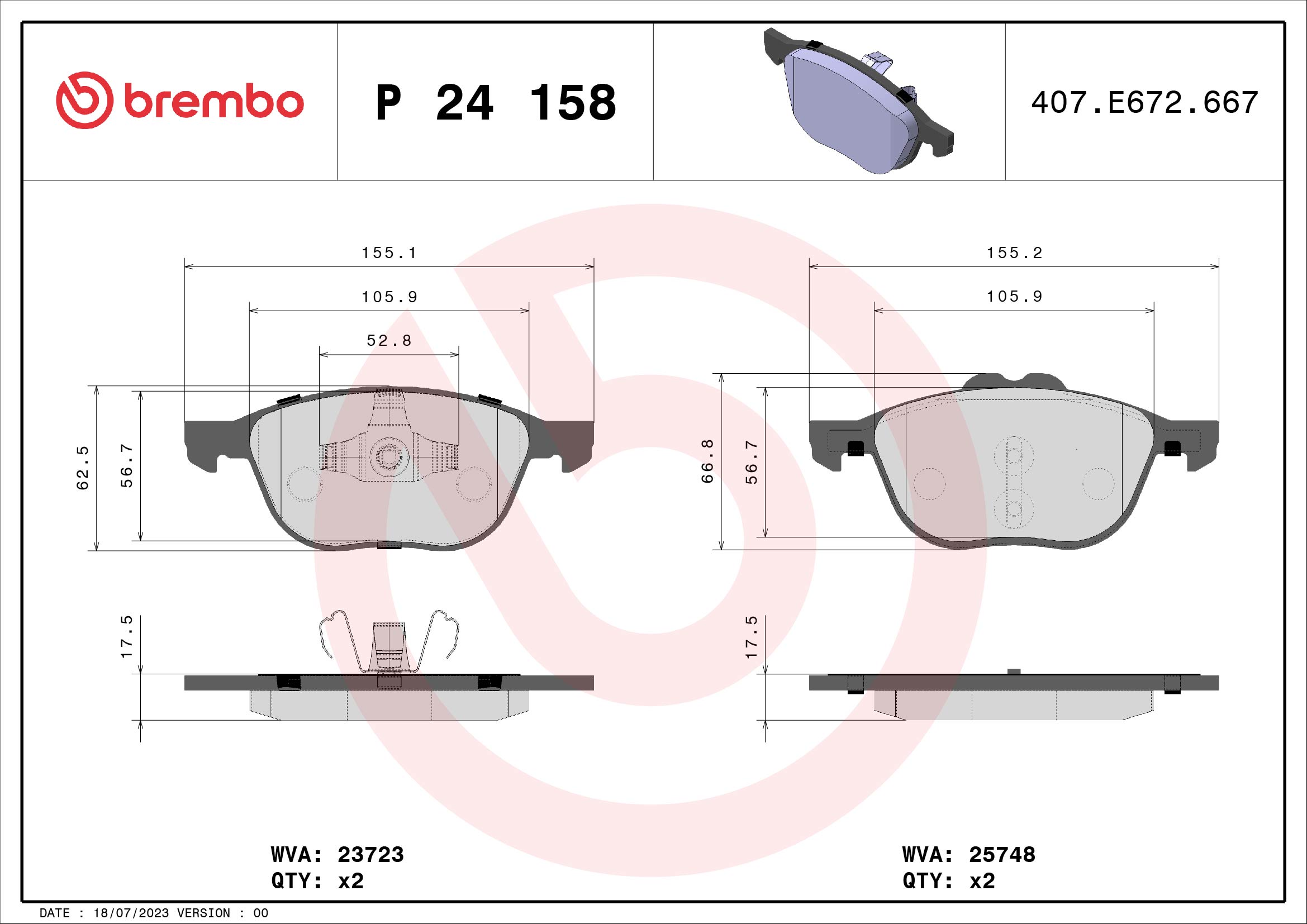 BREMBO P 24 158...