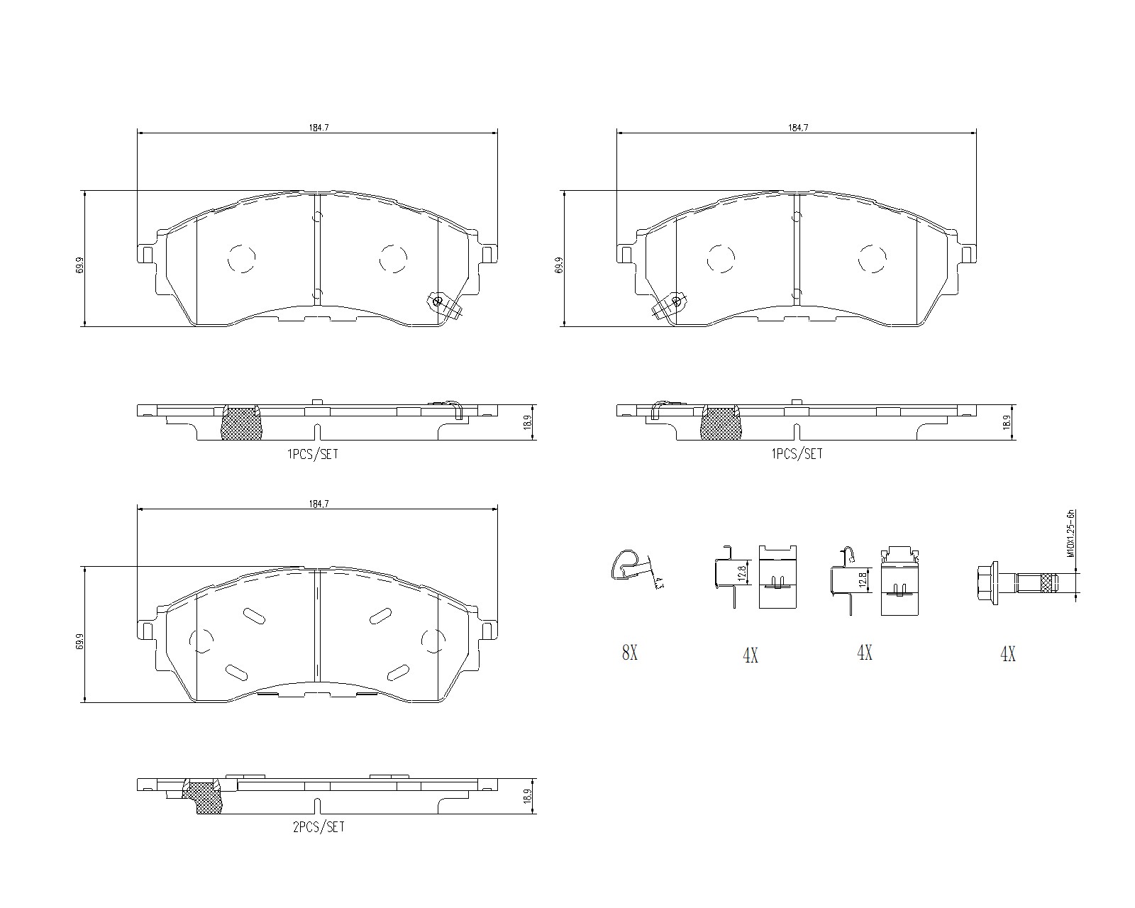 BREMBO P 24 225 Kit...