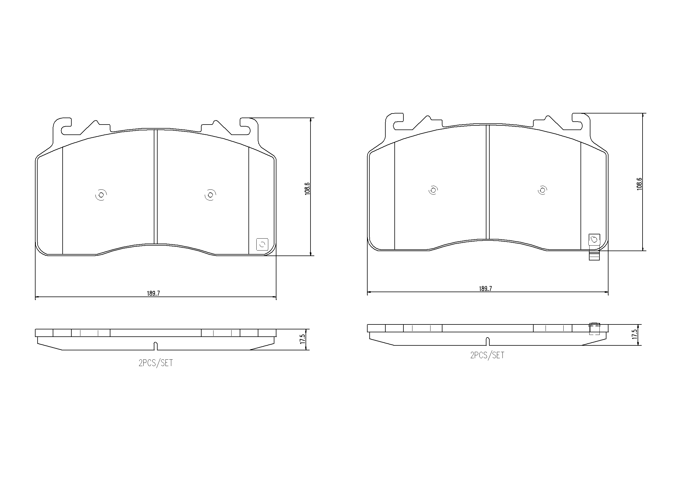 BREMBO P24244N PRIME LINE - Ceramic Bremsbelagsatz, Scheibenbremse