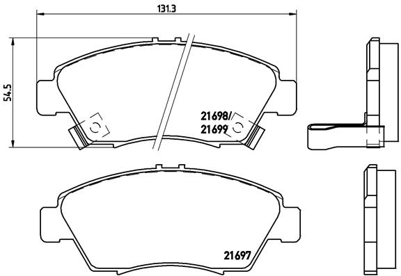 BREMBO P 28 024 Sada...