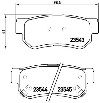 BREMBO P 30 014 Sada...