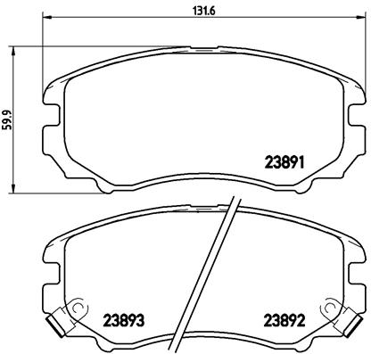 BREMBO P 30 018X Kit...