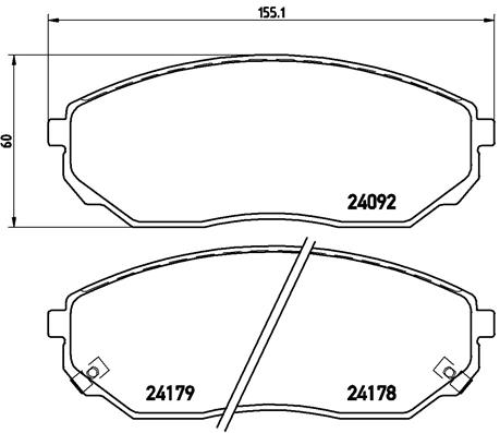 BREMBO P 30 019 PRIME LINE...