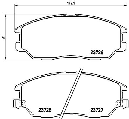 BREMBO P 30 028 Kit...