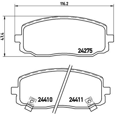 BREMBO P 30 032 Kit...