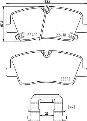 BREMBO P 30 089 Kit...