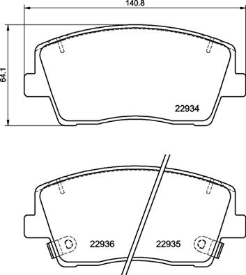 BREMBO P 30 119 Sada...