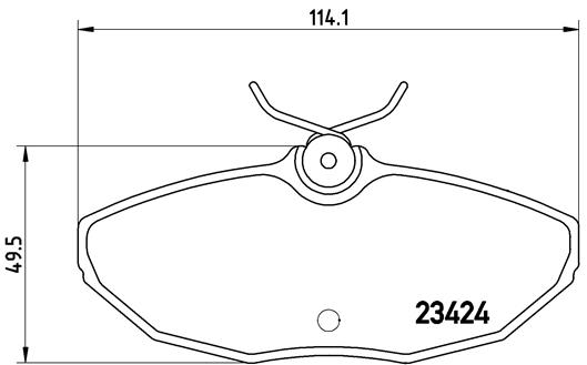 BREMBO P 36 013 Sada...