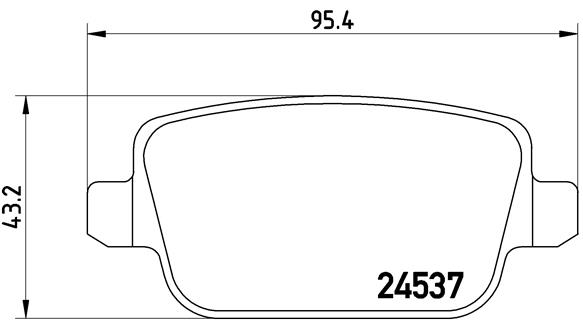 BREMBO P 44 017 Sada...