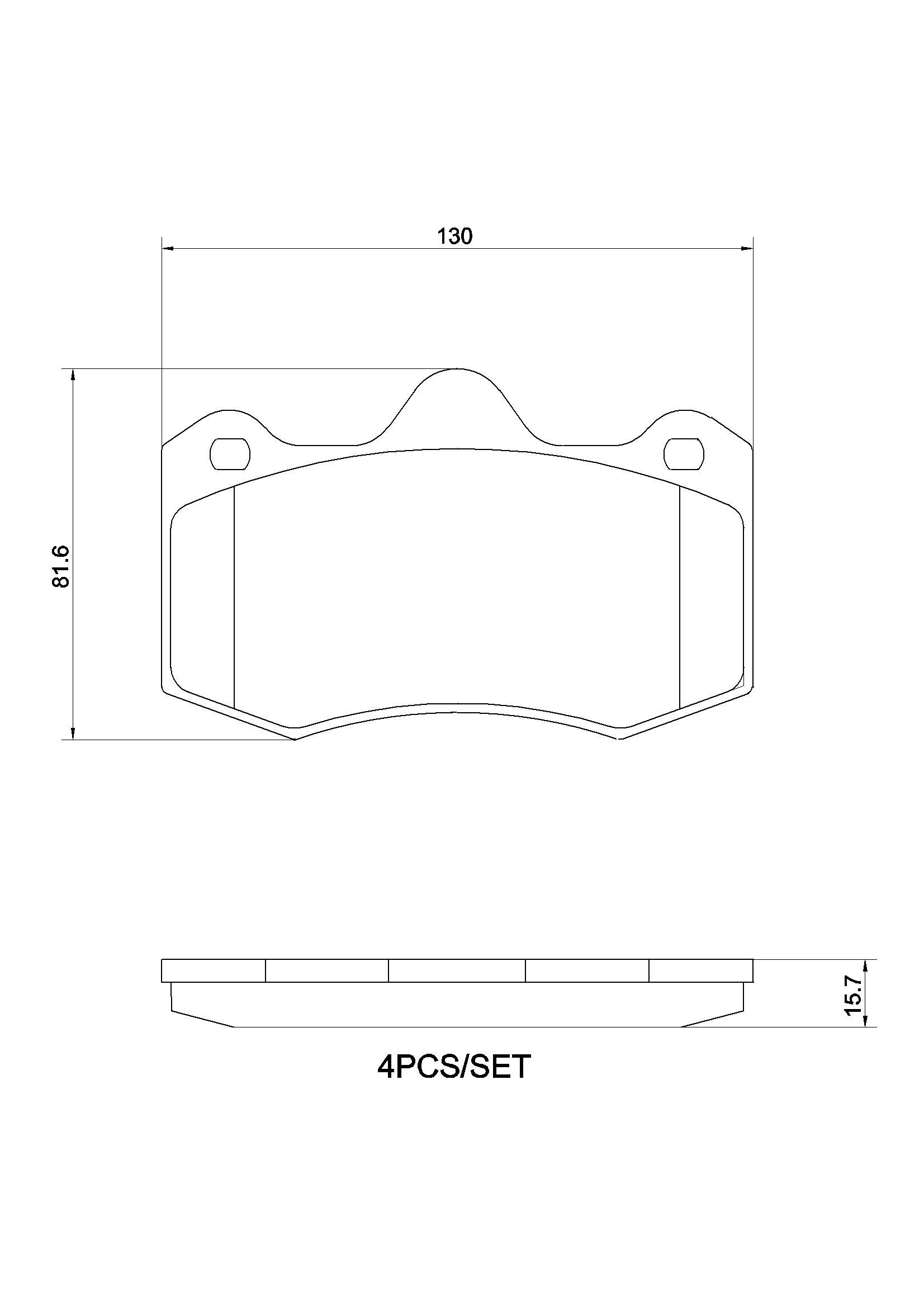 BREMBO P47001N PRIME LINE - Ceramic Bremsbelagsatz, Scheibenbremse