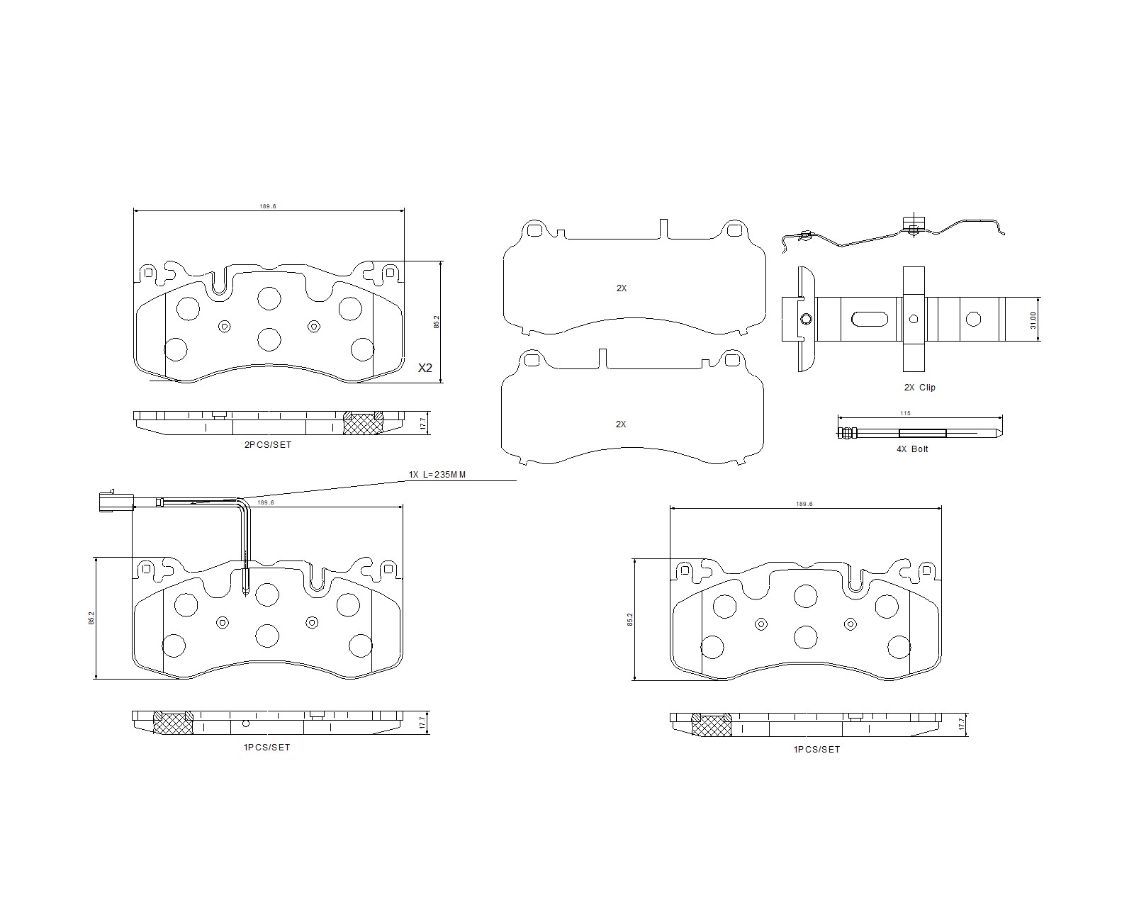 BREMBO P 48 005 PRIME LINE...