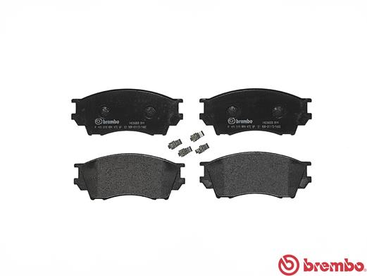 BREMBO P 49 019 PRIME LINE Bremsbelagsatz, Scheibenbremse