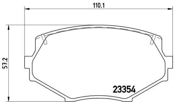 BREMBO P 49 020 Sada...