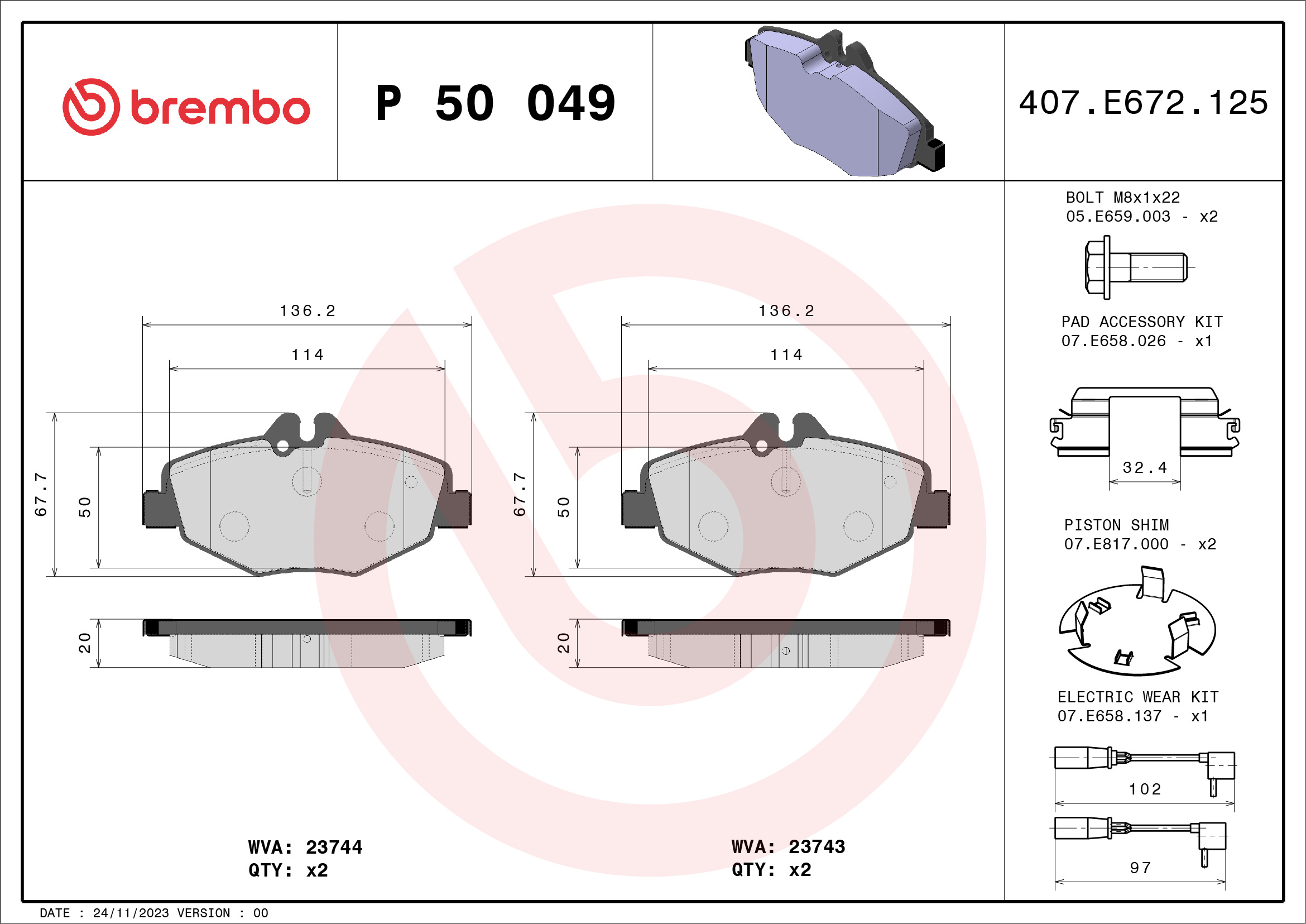 BREMBO P 50 049...