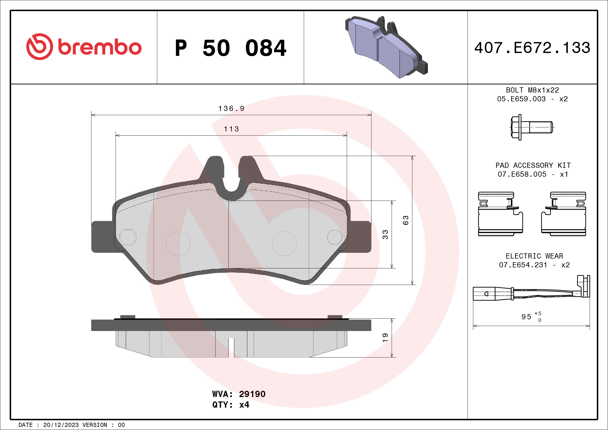 BREMBO P 50 084...