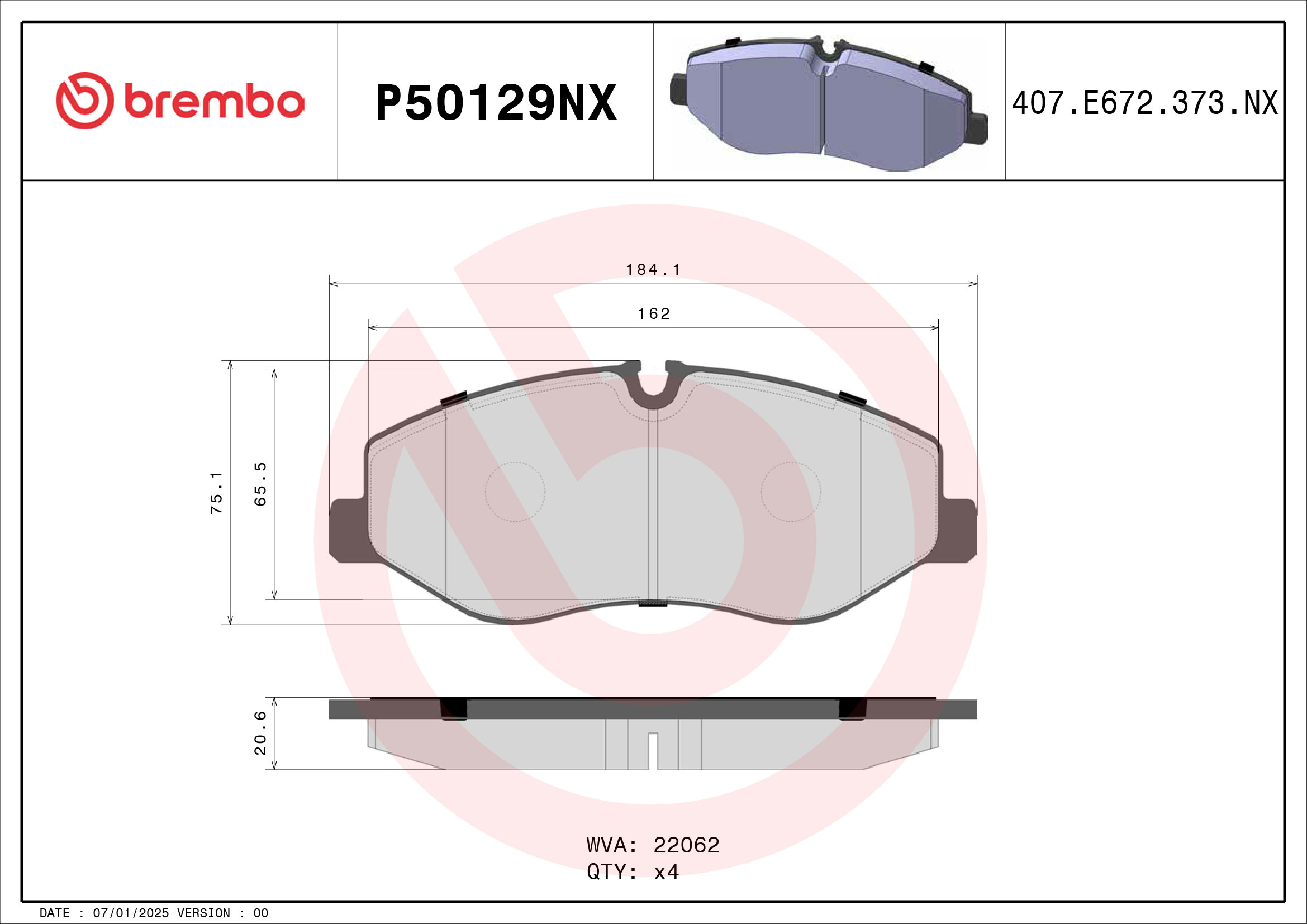 BREMBO P50129NX Kit...