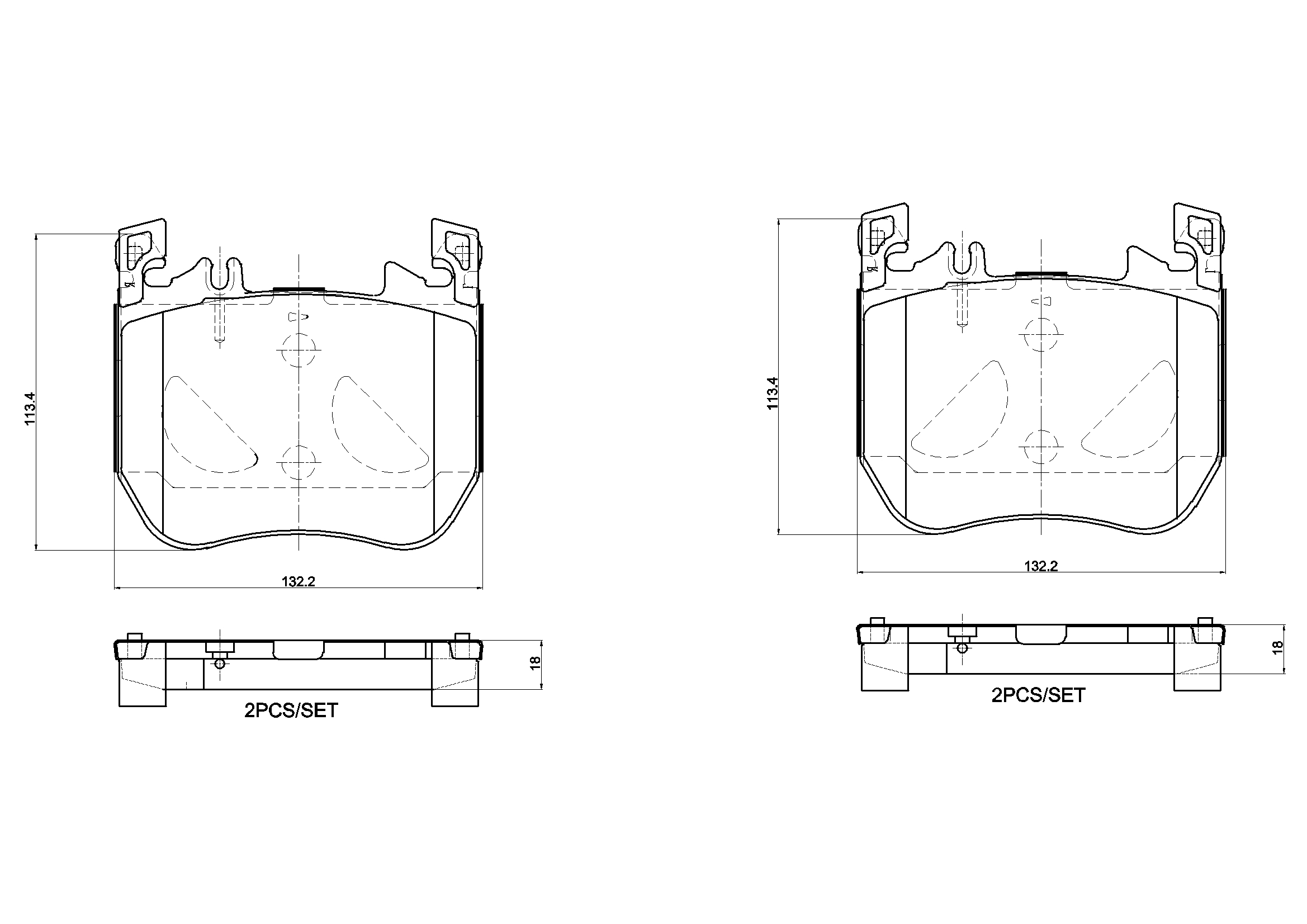 BREMBO P50179N PRIME LINE - Ceramic Bremsbelagsatz, Scheibenbremse
