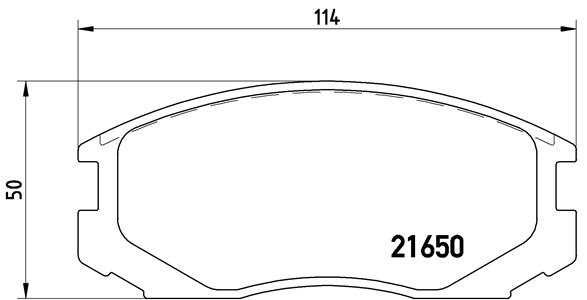 BREMBO P 54 015 Sada...