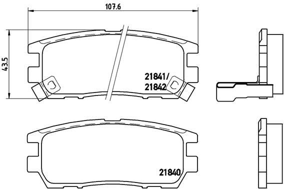 BREMBO P 54 018 Kit...