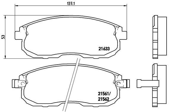 BREMBO P 56 021 Kit...