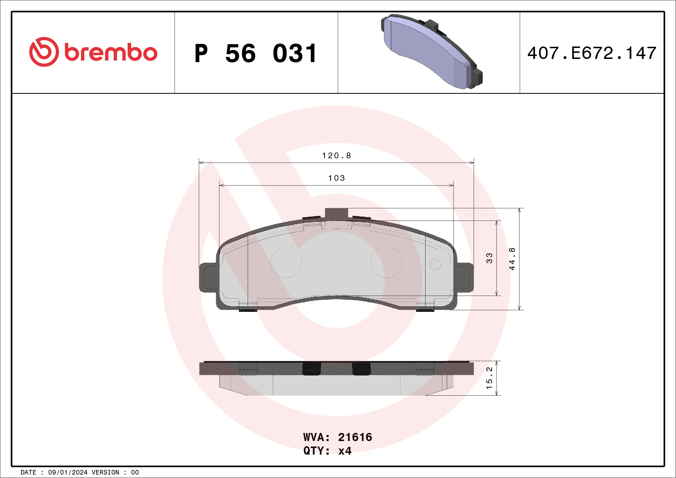 BREMBO P 56 031...