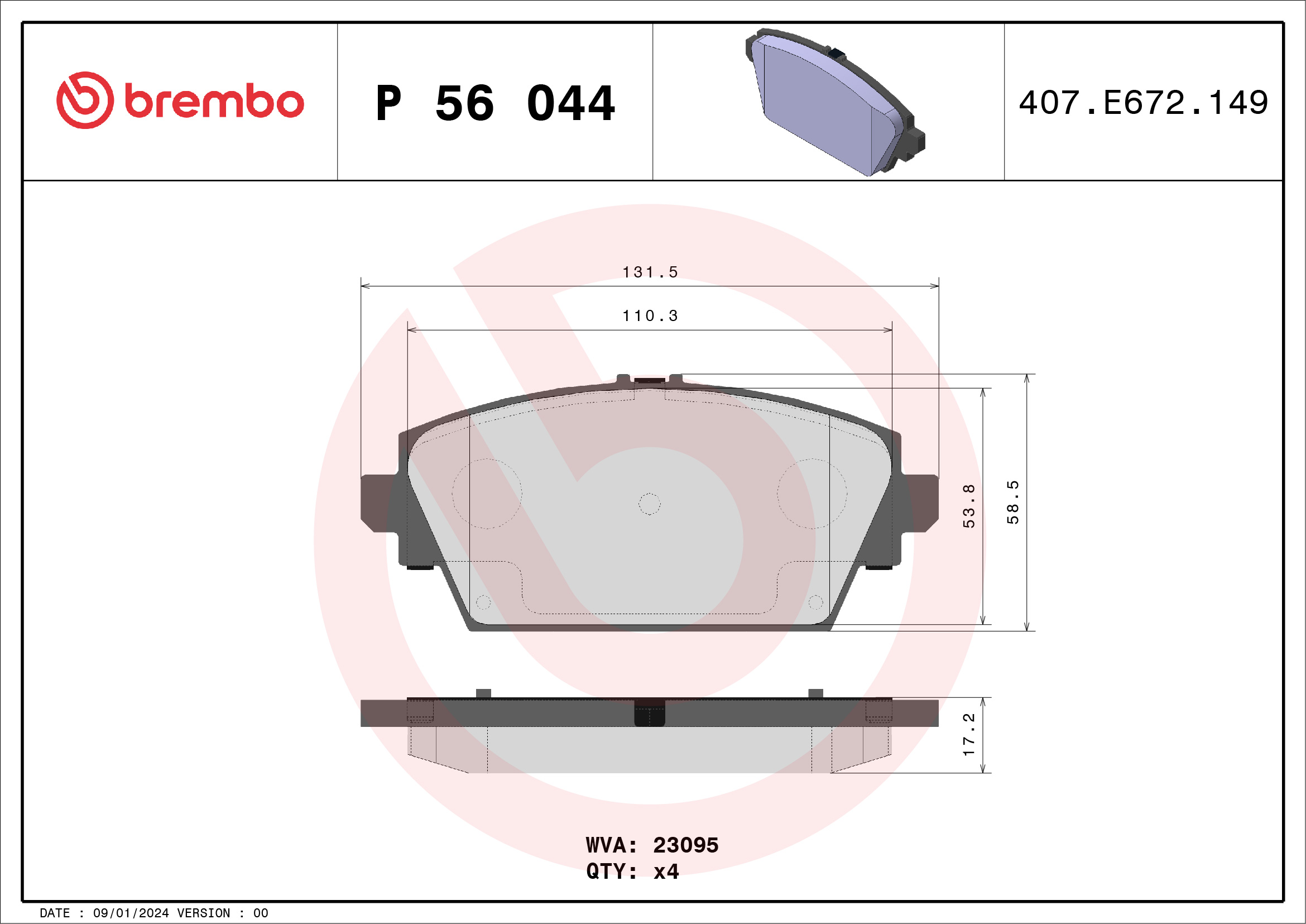 BREMBO P 56 044...