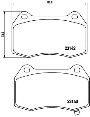 BREMBO P 56 047 Kit...