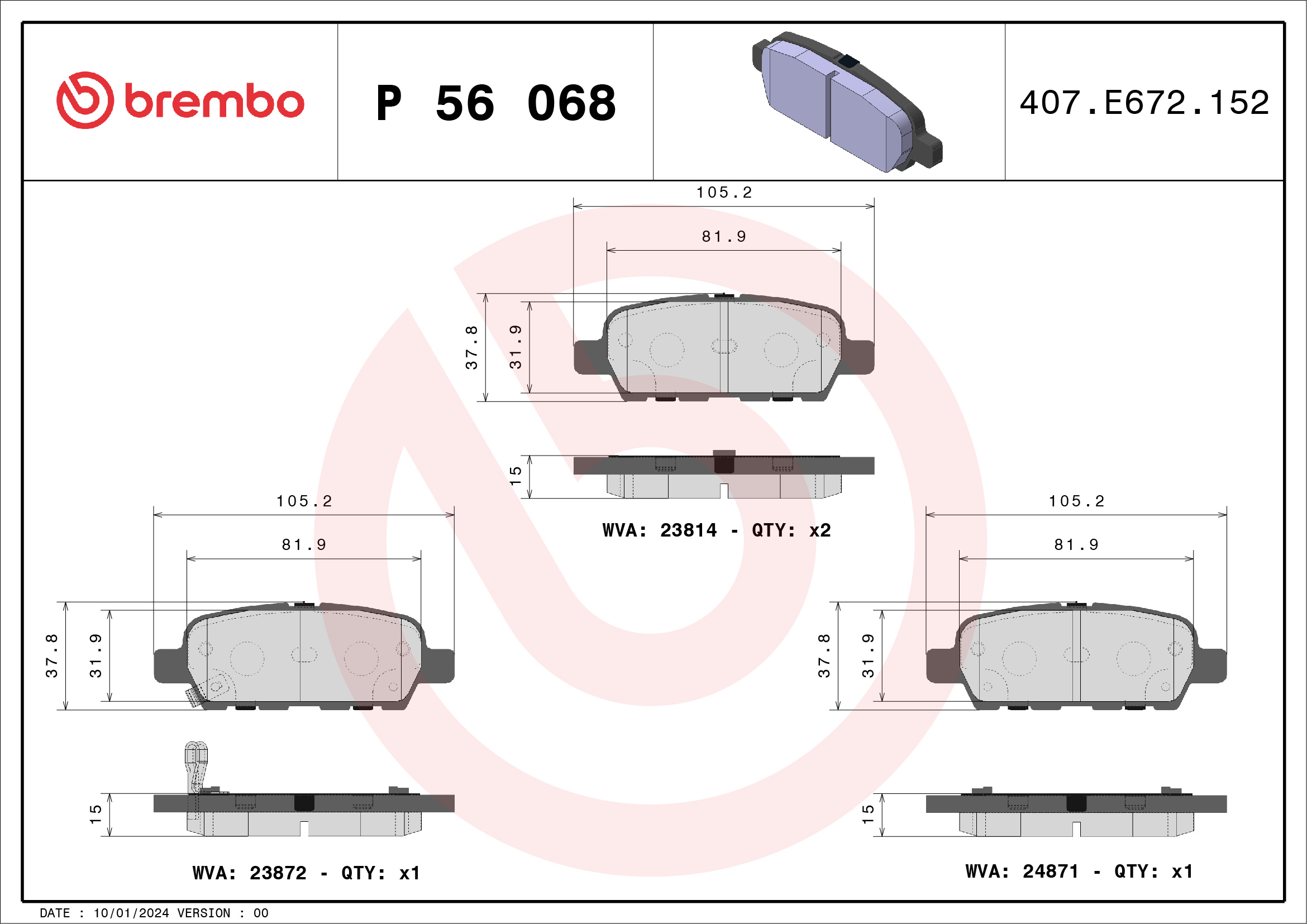 BREMBO P 56 068...