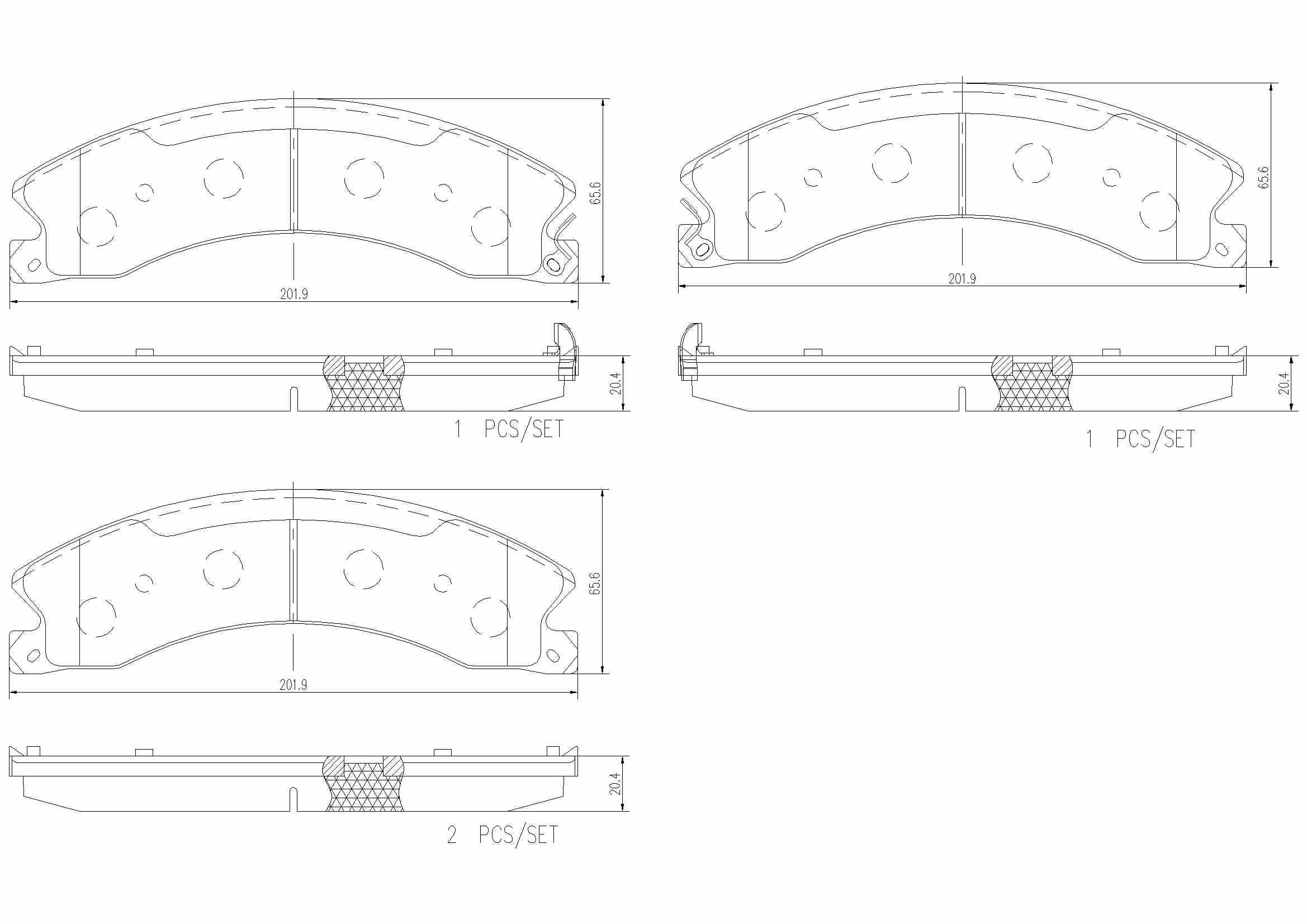 BREMBO P 56 124 PRIME LINE Bremsbelagsatz, Scheibenbremse