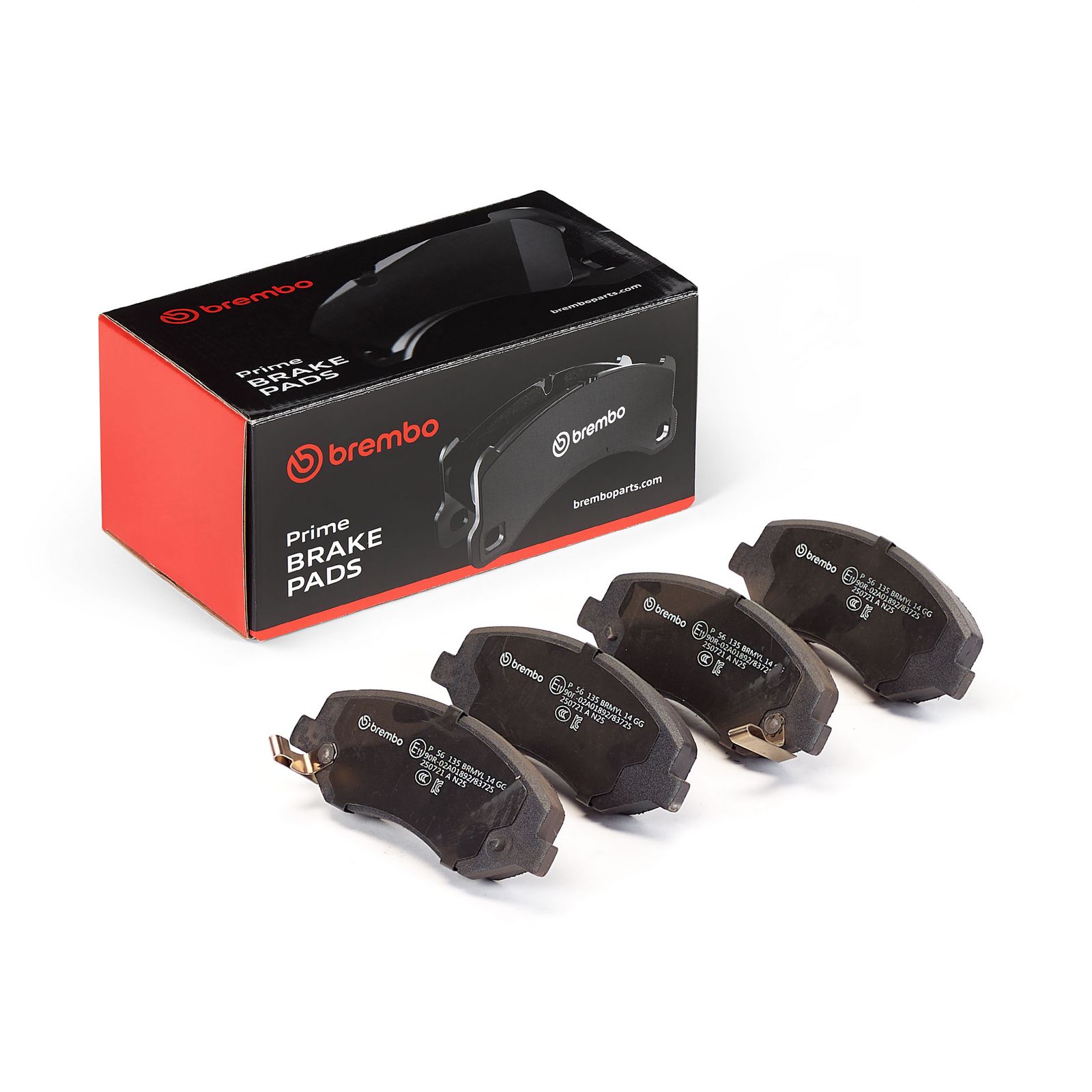 BREMBO P 56 135 PRIME LINE Sada brzdových platničiek kotúčovej brzdy