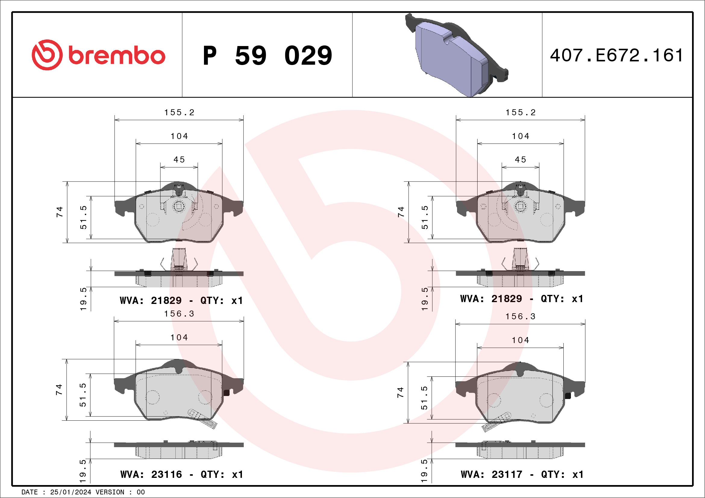 BREMBO P 59 029...