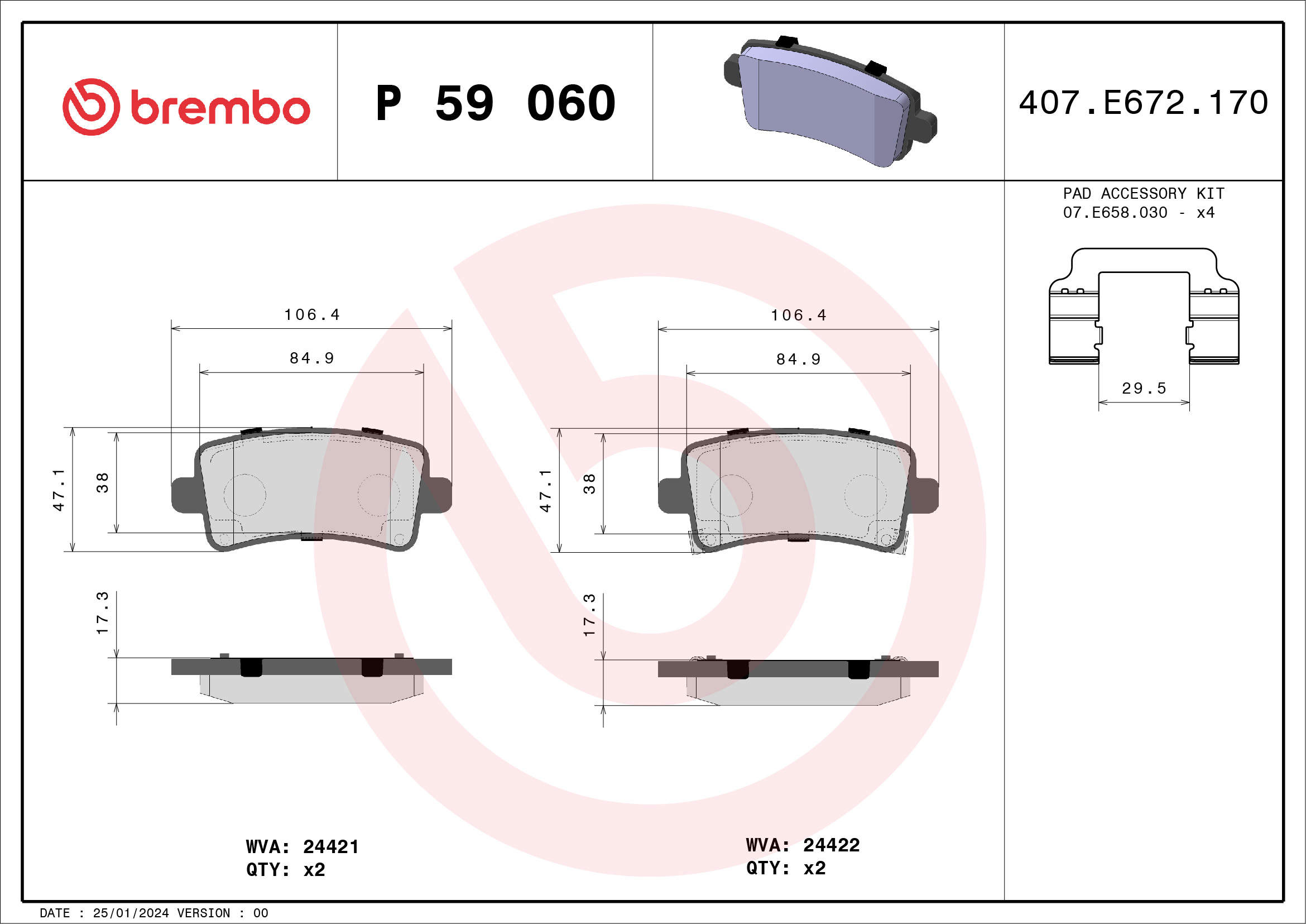 BREMBO P 59 060...