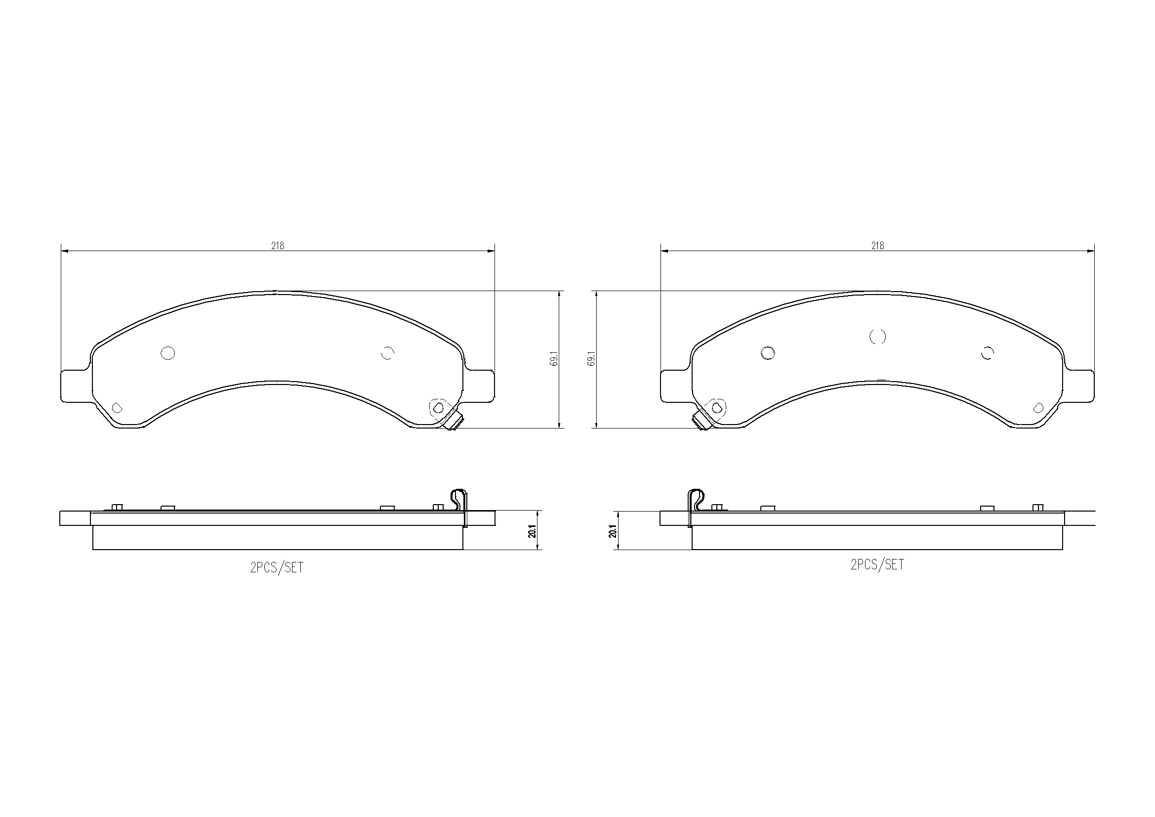 BREMBO P59101N PRIME LINE - Ceramic Bremsbelagsatz, Scheibenbremse