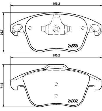 BREMBO P 61 117X Sada...