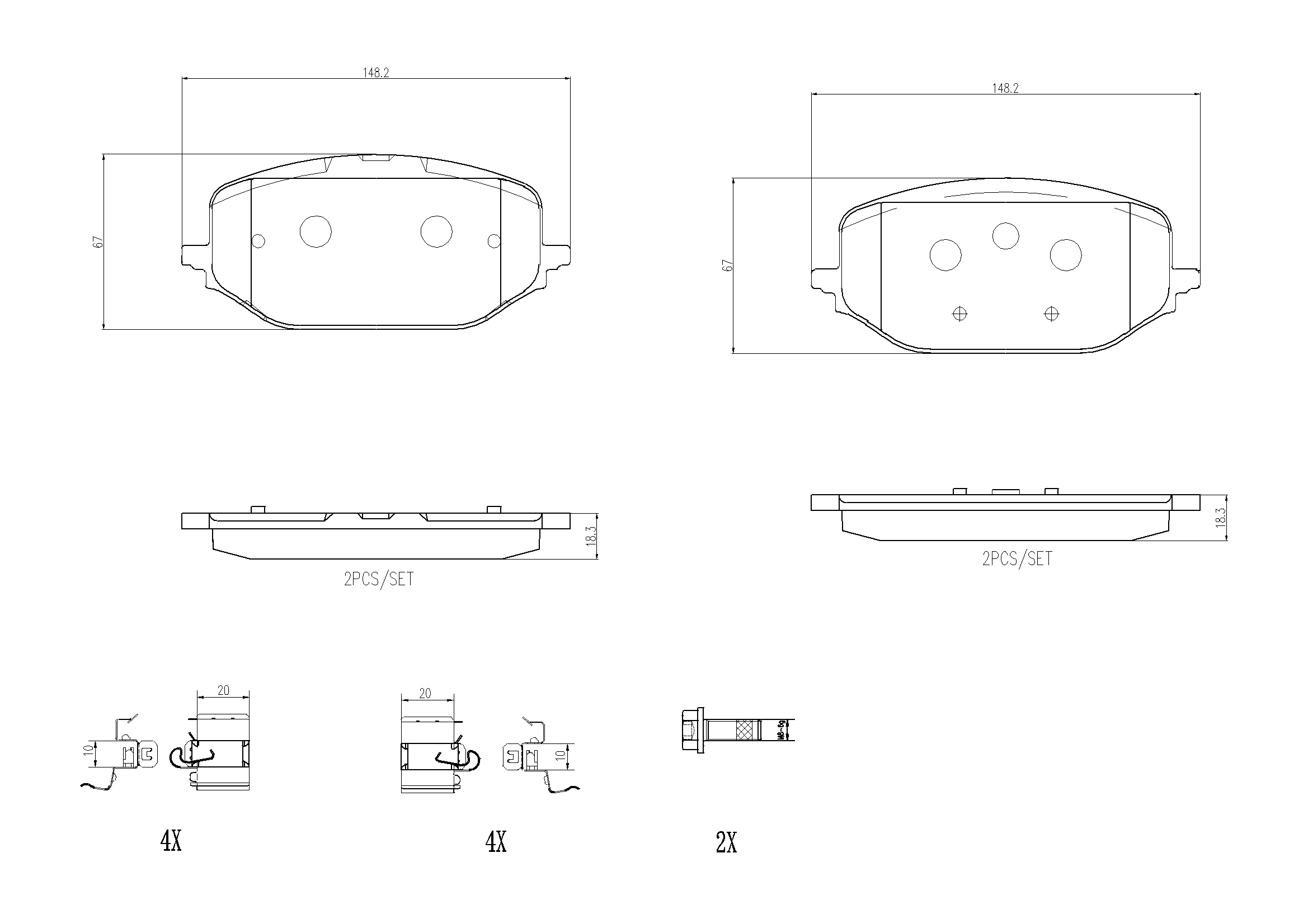 BREMBO P 61 142 Kit...