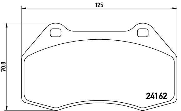 BREMBO P 68 036 Sada...