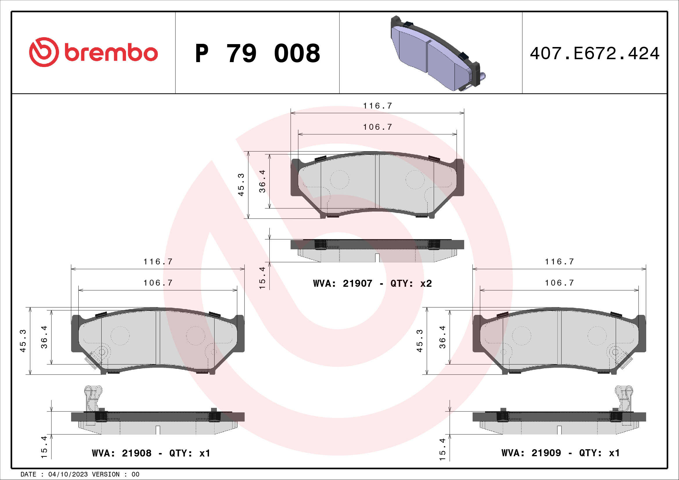 BREMBO P 79 008...