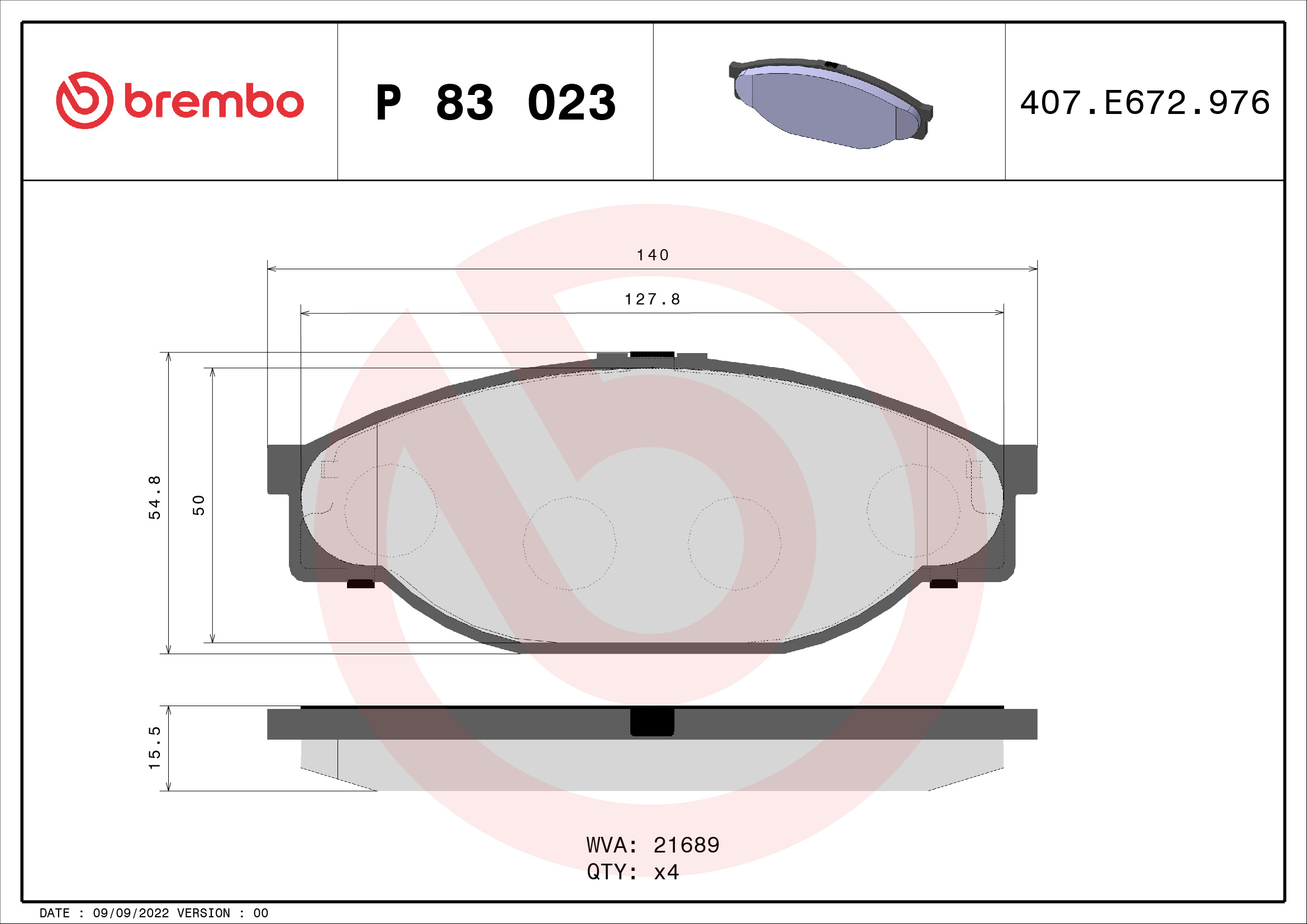 BREMBO P 83 023 Kit...