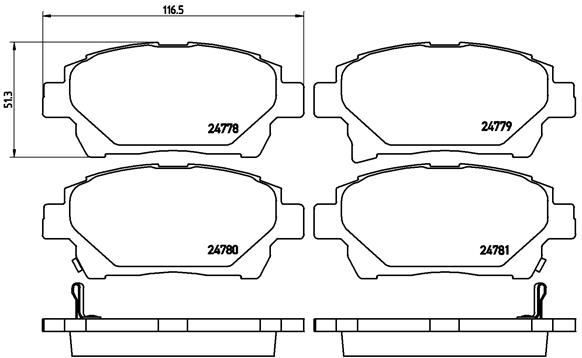 BREMBO P 83 097 Kit...