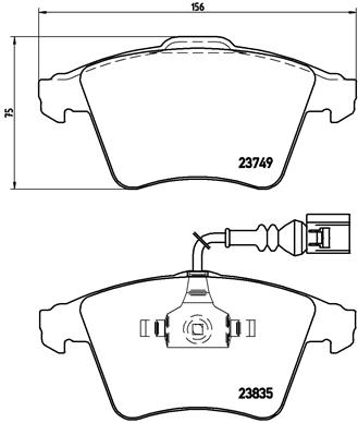 BREMBO P 85 090 Sada...