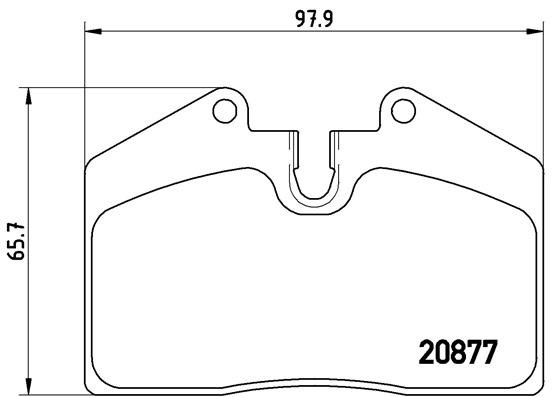 BREMBO P 85 094 Sada...